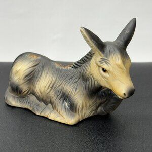 Homco Donkey Replacement Figurine‎ Piece Nativity #5216 Christmas